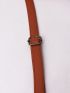 Mini Push Lock Straw Crossbody Bag