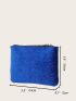 Velvet Floral Graphic Coin Purse