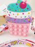 Mini Cartoon Design Pop It Novelty Bag