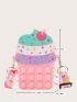 Mini Cartoon Design Pop It Novelty Bag