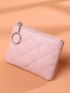Quilted Pattern Coin Case