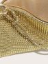 Allover Rhinestone Decor Square Bag