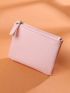 Litchi Embossed Coin Case
