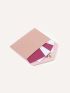 Litchi Embossed Snap Button Card Holder