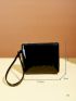 Minimalist Artificial Patent Leather Coin Purse