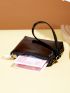 Minimalist Artificial Patent Leather Coin Purse