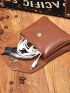 Snap Button Flap Coin Purse