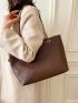 Minimalist Chevron Chain Tote Bag