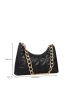 Quilted Chain Baguette Bag