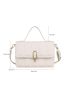 Mini Minimalist Textured Flap Square Bag