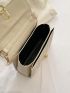Mini Minimalist Textured Flap Square Bag