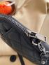 Mini Minimalist Quilted Square Bag