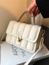 Mini Minimalist Textured Flap Square Bag