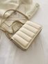 Mini Minimalist Textured Flap Square Bag