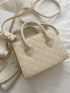 Minimalist Quilted Square Bag