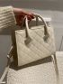 Minimalist Quilted Square Bag