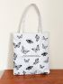 Butterfly Graphic Shopper Bag