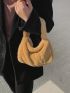 Minimalist Fluffy Top Handle Bag