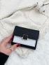 Two Tone Fold Small Wallet