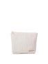 Metal Letter Decor Clutch Bag