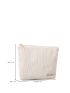 Metal Letter Decor Clutch Bag