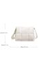 Snap Button Flap Square Bag
