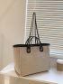 Minimalist Chain Top Handle Bag
