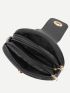 Mini Minimalist Quilted Dome Bag With Coin Purse