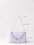 Butterfly Chain Baguette Bag