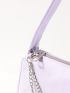Butterfly Chain Baguette Bag