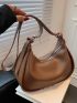 Vintage Design Zipper Hobo Bag