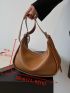 Vintage Design Zipper Hobo Bag