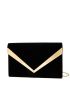 Velvet Metal Decor Square Bag