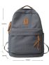Letter Graphic Knot Decor Backpack