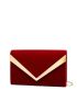 Velvet Metal Decor Square Bag