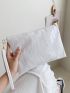Croc Embossed Clutch Bag