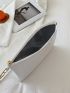 Croc Embossed Clutch Bag
