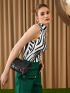 Minimalist Flap Ruched Bag