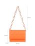 Mini Quilted Pattern Chain Square Bag