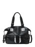 Snakeskin Print Double Zip Large Capacity Shoulder Tote Bag