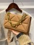Mini Quilted Chain Square Bag