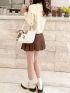 Mini Quilted Twilly Scarf Decor Bucket Bag