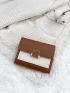 Two Tone Fold Small Wallet