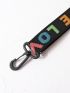 Letter Graphic Bag Strap