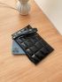 Stitch Detail Artificial Patent Leather Clutch Bag