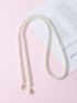 Faux Pearl Decor Bag Strap