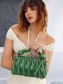 PREMIUM MINIMALIST TEXTURED TOP HANDLE BAG