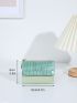 Slogan Graphic Crocodile Embossed Small Wallet