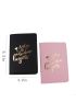 2pcs Letter Graphic Passport Case