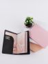 2pcs Letter Graphic Passport Case